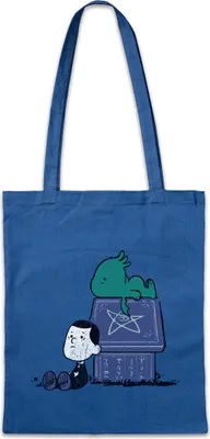 Produktbild von Urban Backwoods Snoopthulhu, Stofftasche, Farbe: Royalblau