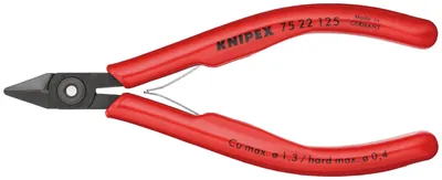 Immagine prodotto di KNIPEX 75 22 125 Elettronica Frese diagonali con manicotti in plastica bruniti 125 mm
