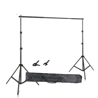 Obrázek produktu pro Stojan na pozadí pro fotografické studio, výškově nastavitelný, přenosná taška, 2Mx2M, nový a flexibilní
