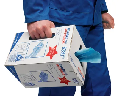 Produktbild von Putztuch WYPALL X 60 8380 L420xB245ca.mm blau Krt.