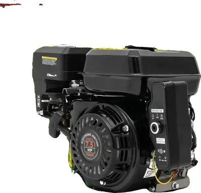 Obrázek produktu pro Benzínový motor, 212 cm3, 7,5 k, 3600 ot/min, elektrický startér, kompatibilní pro motokáry a generátory
