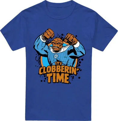 Immagine prodotto di Fantastici Quattro - Maglietta "Clobberin' Time" per uomo/donna unisex, screziata TV22917 (S) (erica)