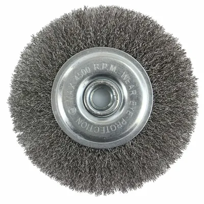 Obrázek produktu pro Kulatý drátěný kartáč - drážkovaný drát 125 mm M14 14210
