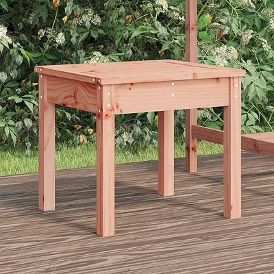 Obrázek produktu pro Zahradní lavička o rozměrech 50x44x45 cm, vyrobená z masivního dřeva douglasky, odolná vůči povětrnostním vlivům, stabilní dvoumístná lavička pro balkon, terasu nebo zahradu, s robustní konstrukcí z latí