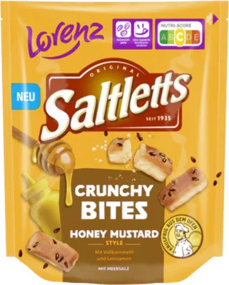 Produktbild von Lorenz Saltletts Crunchy Bites Honey Mustard Style Packung 100g