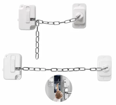 Imagen del producto de Cerraduras para ventanas, 2 unidades, sistema de seguridad para niños, universales, para mayor seguridad