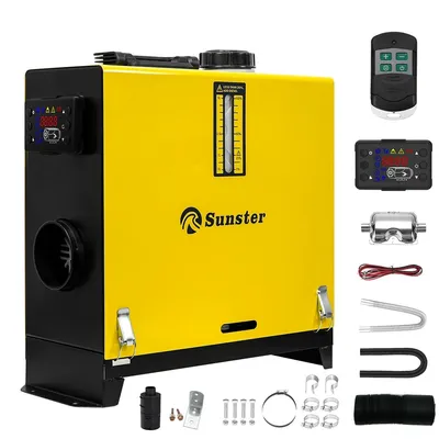 Produktbild von SUNSTER Diesel Standheizung 8KW 12V/24V mit LCD, leise Dieselheizung für Auto, Wohnmobil, Garage, Camping, Angeln, Zelt