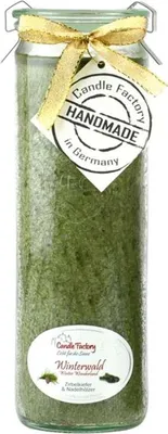 Produktbild von Candle Factory Big Jumbo Winterwald Duftkerze Dekokerze 306-090