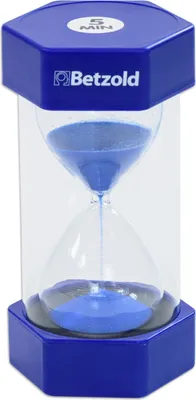 Produktbild von Betzold Sanduhr, Zeitintervall: 5 Minuten, Größe: klein