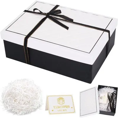 Produktbild von Luxus-Geschenkbox für Valentine, Geburtstag, Hochzeit - 25 x 18 x 8,5 cm