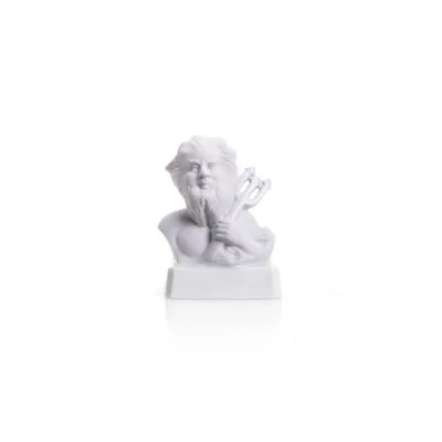 Zdjęcie produktu dla Figurka porcelanowa Wodnik, 10 cm, biała, znak zodiaku
