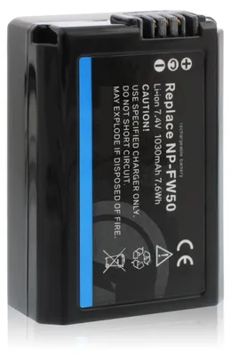 Produktbild von Akku für SONY CYBERSHOT DSC-RX 10, Typ NP-FW50, 950 mAh