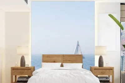 Produktbild von Fotobehang für Zeilboote - Breite 175 cm x Höhe 240 cm - Seetyp - Marine