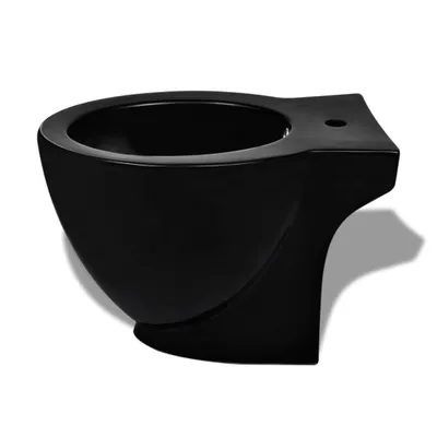Produktbild von Cloris DesignMöbel Garten & Heimwerken - Schwarz Standbidet Stand-Bidet Bodenstehend Bidet Keramik schwarz Schlichtes7171165