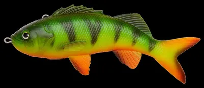 Produktbild von Pulz Bait Perch Skinz 15cm 2Pcs - Firetiger