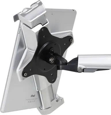 Zdjęcie produktu dla Ergotron 45-460-026, Stojak multimedialny, Srebrny, 2,3 kg, 20,1 cm (7.9"), 33 cm (13"), 75 x 75,100 x 100 mm