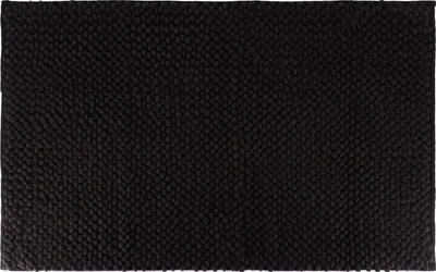 Produktbild von TENDANCE | Badezimmerteppich - Badematte - Badteppich - 50 x 80 cm - schwarz - aus Mikrofaser - Duschvorleger - Dekorativ - Badezimmer
