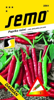 Produktbild von Samen – PEPPER ´DAMIÁN´, sehr scharf, rot