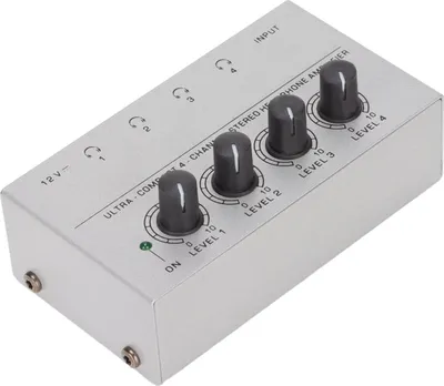 Produktbild von Kopfh?rerzubeh?r, Tragbarer, Rauscharmer, Ultrakompakter Kopfh?rerverst?rker aus Metall fr das Studio (EU-Stecker)