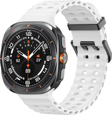 Productafbeelding van imoshion Ocean Siliconenband voor de Samsung Galaxy Watch Ultra 2 (2026) / Ultra (2024/2025) - Wit