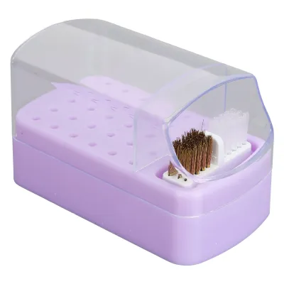 Imagen del producto de Soporte para puntas de taladro para uñas, contenedor para puntas de taladro para uñas, organizador para puntas de taladro para uñas, expositor para puntas de taladro para uñas, soporte para puntas de taladro para uñas, soporte para puntas de molienda para uñas, caja de almacenamiento para cabezales de esmalte de uñas