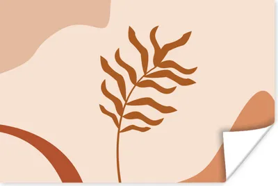 Produktbild von MuchoWow® Poster Sommer - Pflanze - Braun 60x40 cm - Schlafzimmerdekoration