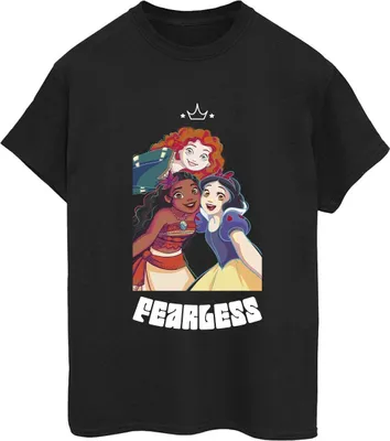 Produktbild von Disney - "Princess Fearless" T-Shirt für Damen BI42965 (XL) (Schwarz)