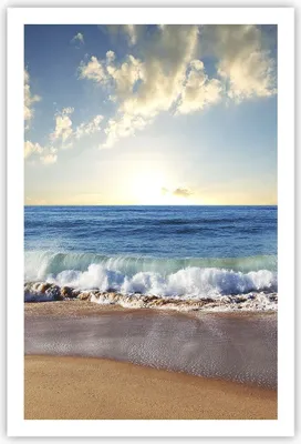 Produktbild von Poster - Poster ohne Rahmen - Meer Ufer Wasser - 61x91,5 cm - Wand Bild - Wanddeko - Wandbilder - Kunstposter - Wandposter - Bilder - Kunstdruck - Wanddekoration - Wandbild - P2XPA61x91-3551