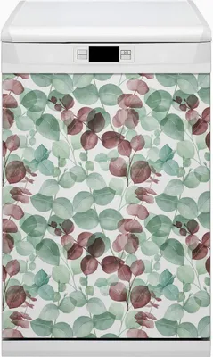 Produktbild von Magnetmatte Geschirrspüle Abwaschbar Küche Magnete  Dekor 45x80 cm  - Blumenmuster