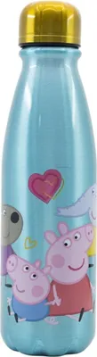 Produktbild von Peppa Pig Distorsion Aluminium Trinkflasche 600 ml – Ideal für Fans
