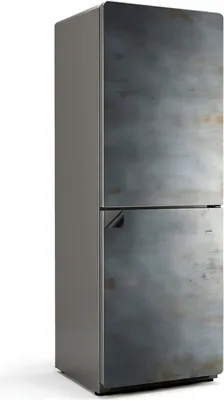 Produktbild von Metallische Textur mit Kratzern – Magnetische Kühlschrank Abdeckung – Dekorfolie magnetisch Küche – Kühlschrank Magnet Deko – selbstklebende Magnettafel – Magnetfolie für Kühlschranktür – 70x190 cm