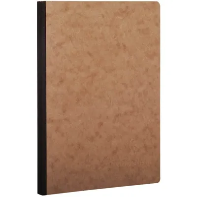 Image de Carnet Clairefontaine AgeBag A5, couverture en corde, ligné, 96 pages, couleur tabac