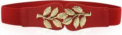 Produktbild von TO-33074 Retro-Gürtel in Rot für Damen KP33074