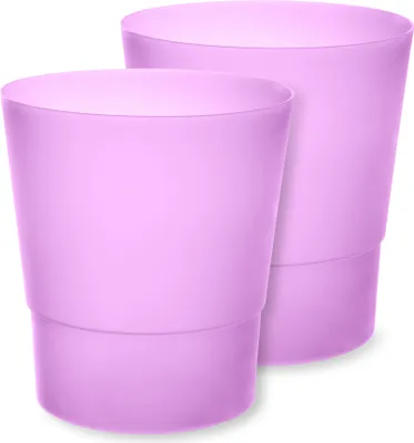 Produktbild von Garronda Blumentopf 2 Stück GD-0038 (Violett44, ⌀ 12, H 15cm)