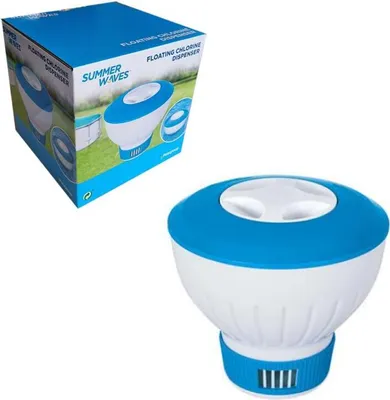 Produktbild von KDS Premium Dosierschwimmer Chlor Tablettenauflöser Chlordosierer Pool -7,6cm