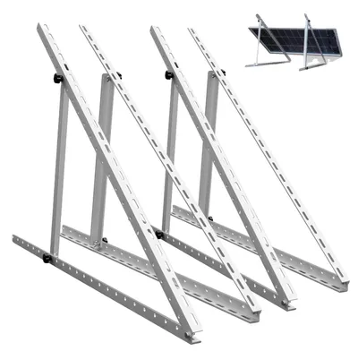 Produktbild von Solarmodulhalterung, verstellbar von 0° bis 90°, unterstützt 100W bis 800W, WEISS