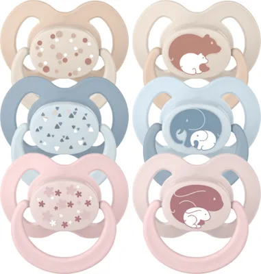 Obrázok produktu pre Baby Nova Anatomický utišujúci cumlík s krúžkom silikón 0-6m 2 ks sterilizačný box