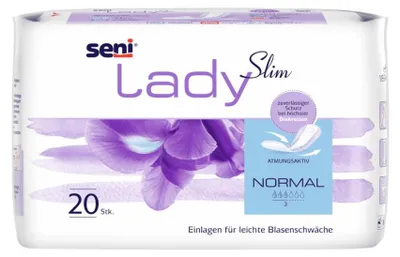 Produktbild von Seni Lady Slim Normal Einlage - 20 Stück | Packung (20 Stück) - B00KTDDXUC