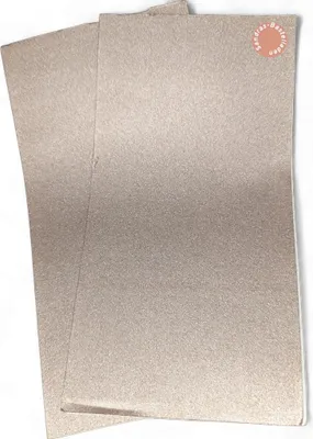 Produktbild von Sandras-Bastelladen - Metallic - Kerzen Verzierwachsplatten 2er Set - 200 x 100 x 0,5mm Anthrazit