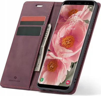 Immagine prodotto di SPACECASE Custodia flip a portafoglio per Galaxy S20+ Rosso