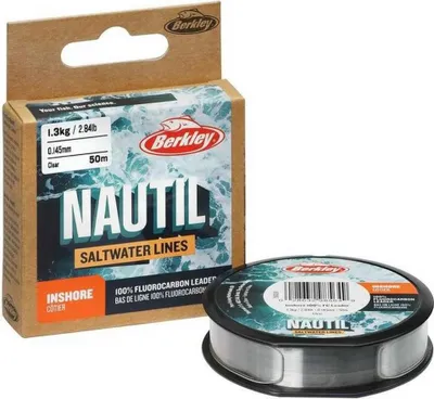 Produktbild von Berkley Nautil Inshore 50 M Flurocarbon Durchsichtig 0.400 mm Durchsichtig 0.400 mm