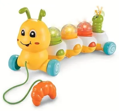 Obrázek produktu pro Bavytoy Interaktivní tahací housenka