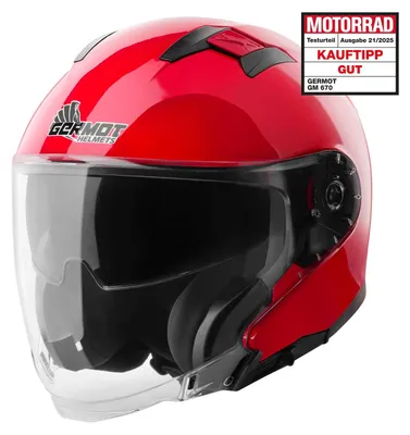 Productafbeelding van Germot Helm GM 670, rood - maat XS