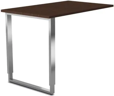 Produktbild von Kerkmann Anbautisch höhenverstellbar Yukon wenge rechteckig 100,0 x 80,0 x 68,0 - 82,0 cm