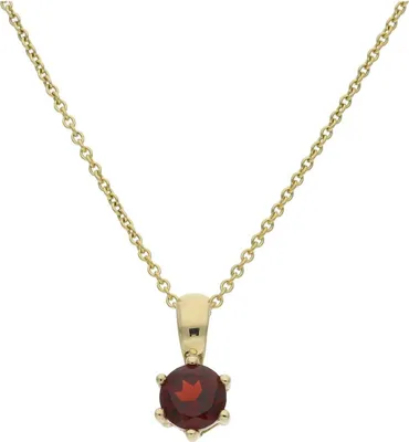 Produktbild von JuwelmaLux Anhänger 333/000 (8 Karat) Gold mit Granat JL39-02-0448