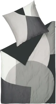 Produktbild von SCHÖNER WOHNEN-Kollektion Ganzjahresbettwäsche BOLD Anthrazit 140 x 200 cm