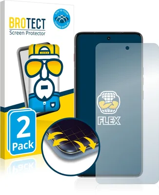 Produktbild von 2x BROTECT Fullscreen Schutzfolie für Motorola ThinkPhone Displayschutz Folie Fullcover Klar Transparent