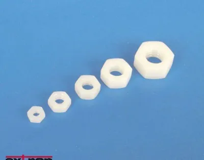 Produktbild von Extron Nylon-Sechskantmuttern M4 (VE=20St.)