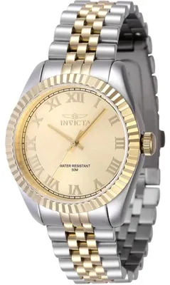 Zdjęcie produktu dla Invicta Specialty 47416 Zegarek Damski - Mechanizm Kwarcowy - Stal Nierdzewna z Złotą Tarcza - 36 mm