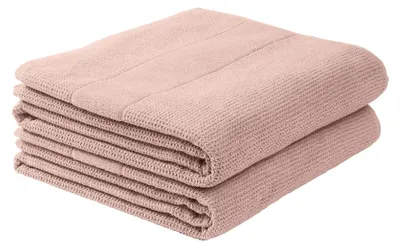 Produktbild von SCHIESSER Duschtuchset Turin | Einfarbig | 2-teilig | 100% Baumwolle | Flauschig & Saugstark | 70x140 cm | Hellrosa